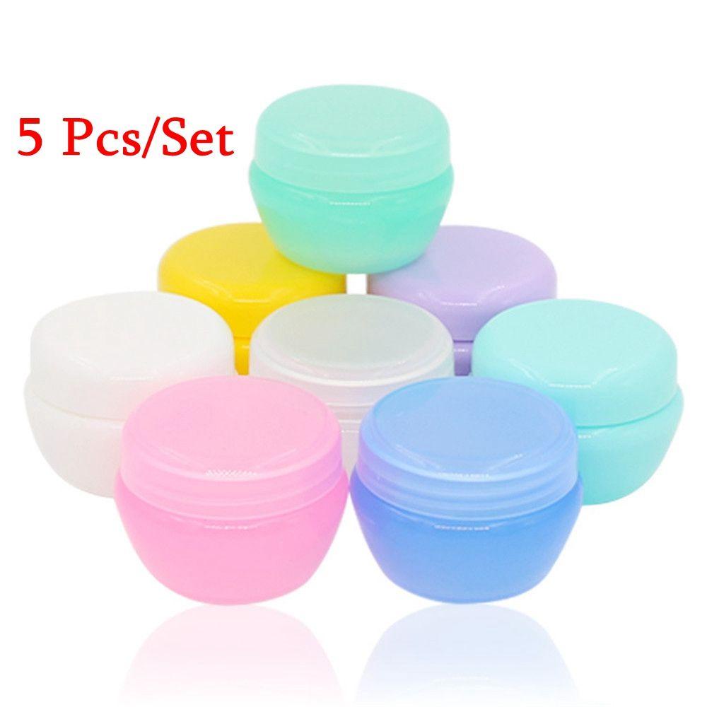 Set 5 Hộp Rỗng Đựng Kem Mỹ Phẩm 10g Tiện Dụng Khi Đi Du Lịch