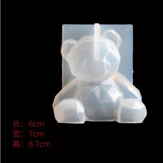 Khuôn silicone gấu