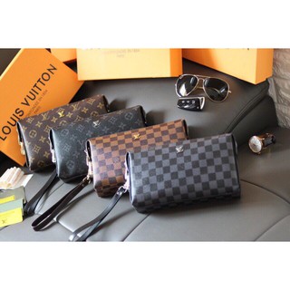 [Ảnh thật] Túi Clutch LV SUPER VIP fullbox, card, túi vải, sổ nhỏ nam nữ LOUIS VUITTON