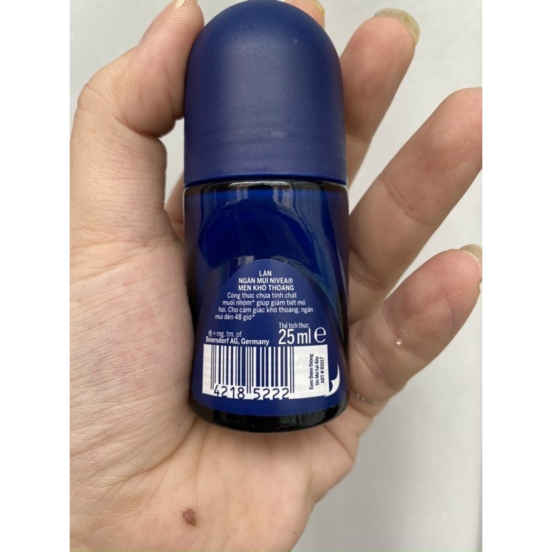 LĂN NÁCH NIVEA NAM NỮ 25ml