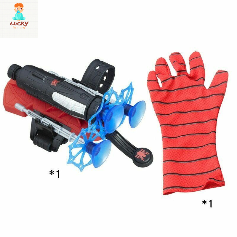 Đồ chơi trẻ em , đồ chơi thông minh nhập vai găng tay người nhện bắn tơ độc đáo spider hero cho bé