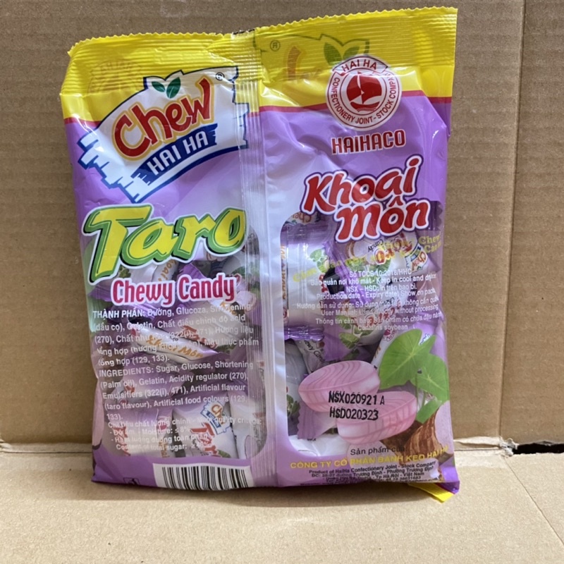 [100g][Vị Khoai Môn] Túi Kẹo Chew Hải Hà