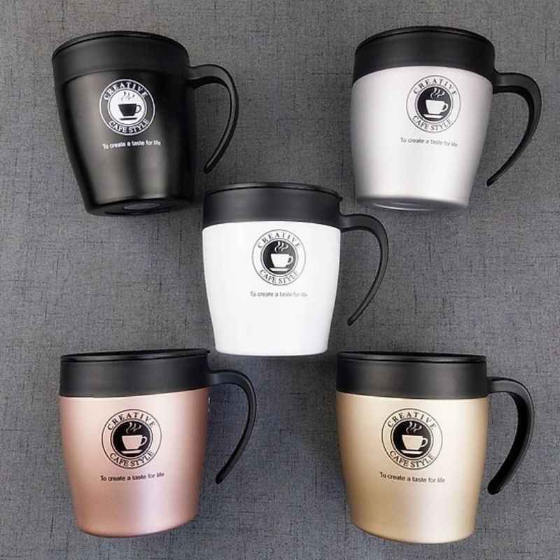 Ly uống trà cafe inox giữ nhiệt 330ml
