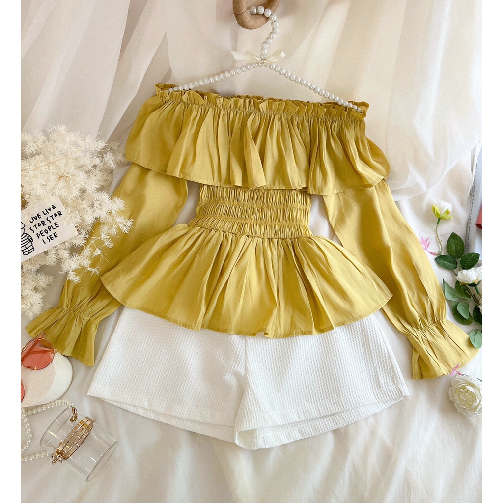 Sét Áo Bệt Vai Quần Short