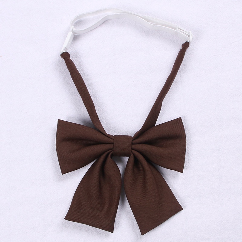 Cà vạt nơ màu trơn thời trang xinh xắn cho nữ