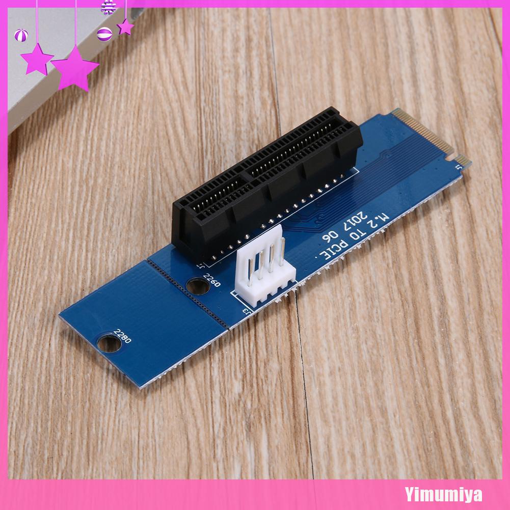 Cáp Chuyển Đổi M.2 Ngff Ssd Sang Pci-E 4x Màu Xanh Dương | BigBuy360 - bigbuy360.vn