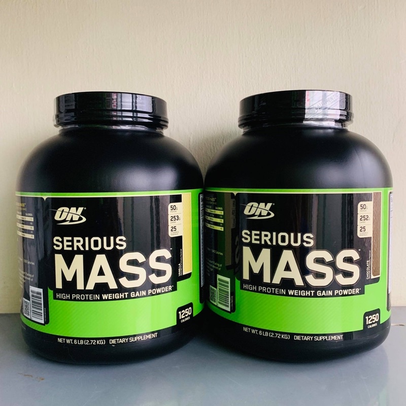 Sữa Tăng Cân, Tăng Cơ, Cung Cấp Whey Protein Optimum Nutrition Serious Mass 2.7kg (6lbs)