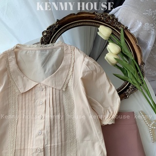 Áo sơ mi dáng croptop A02