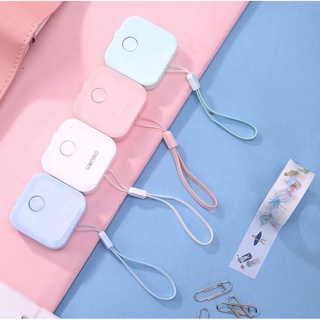 Thước dây da cuộn deli no.79650 - 1.5m - hồng/ xanh lá/ trắng/ xanh dương