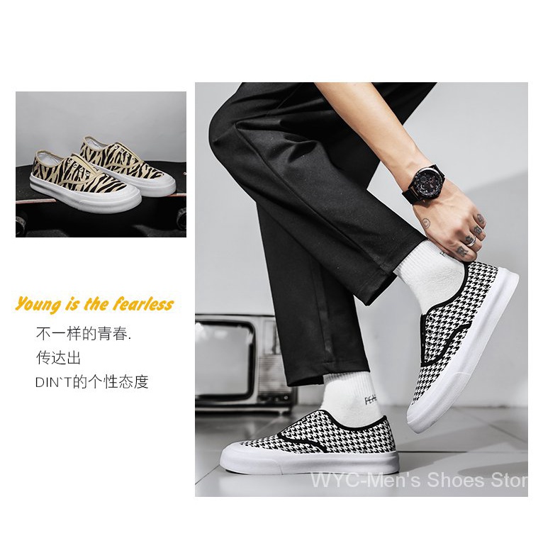 Giày lười vải canvas thời trang mùa hè cho nam 328
