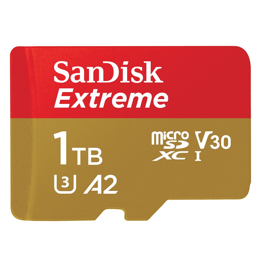 Thẻ nhớ MicroSDXC SanDisk Extreme A2 - 1TB V30 U3 4K Class 10 UHS-I 160MB/s (SDSQXA1-1T00-AN6MA)