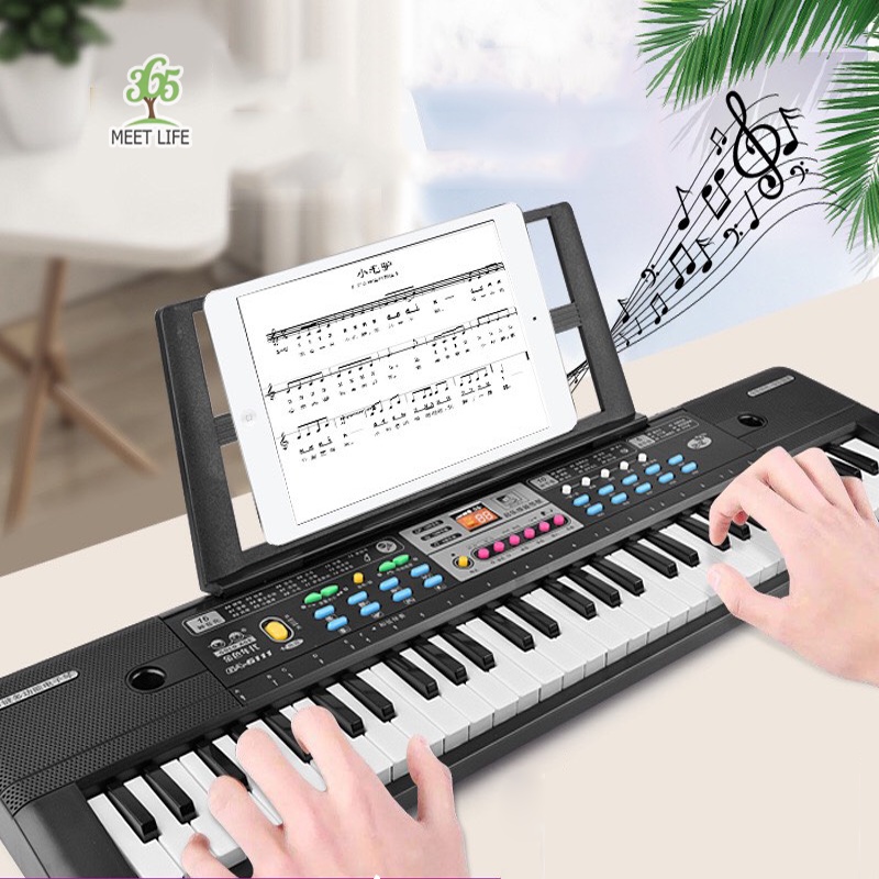 Đàn piano điện tử 61 phím đàn organ cho bé phù hợp cho người mới bắt đầu dễ chơi