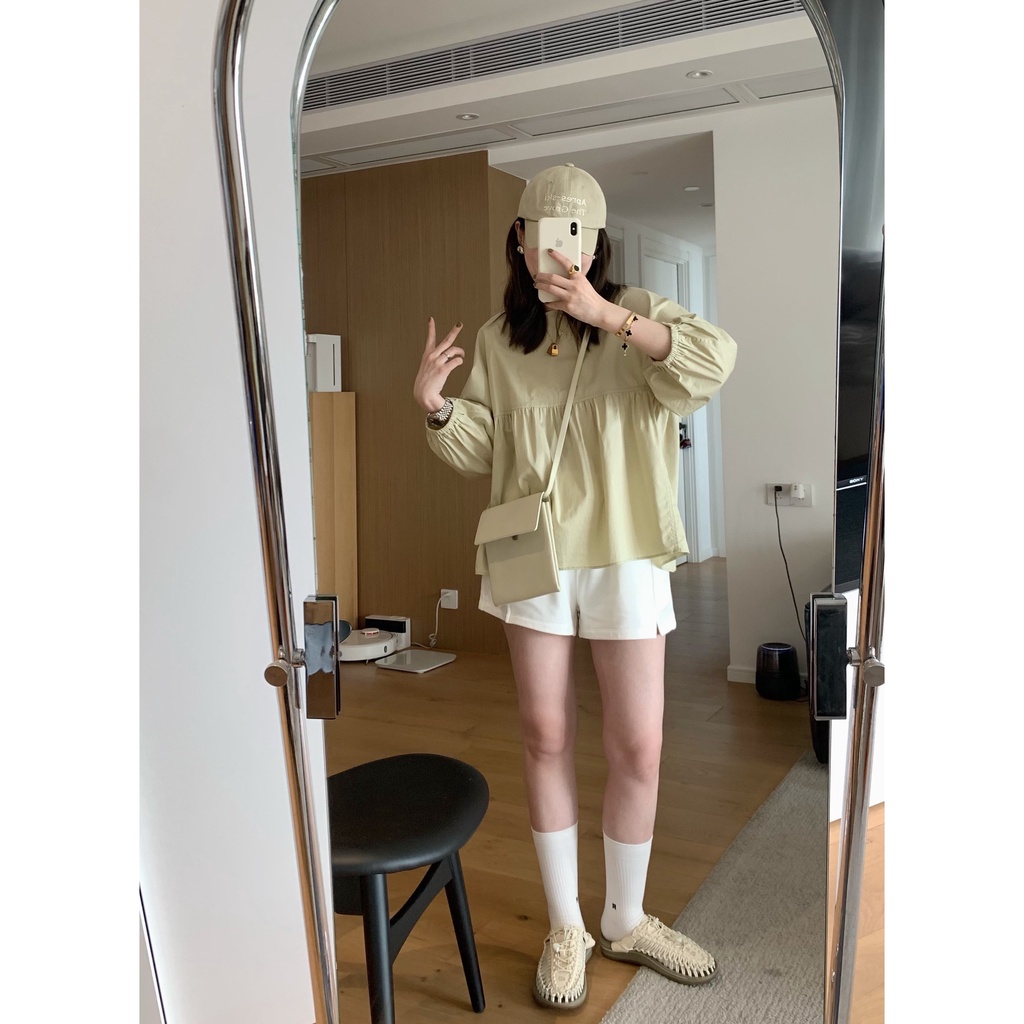 Áo Tay Lửng Cổ Tròn Chống Nắng Thời Trang Mùa Hè Cho Nữ