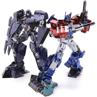 Mô hình kim loại lắp ráp 3D MU Transformers Optimus Prime IDW
