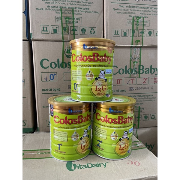 Sữa Colosbaby Gold - Số 0,1,2 Hộp 800g