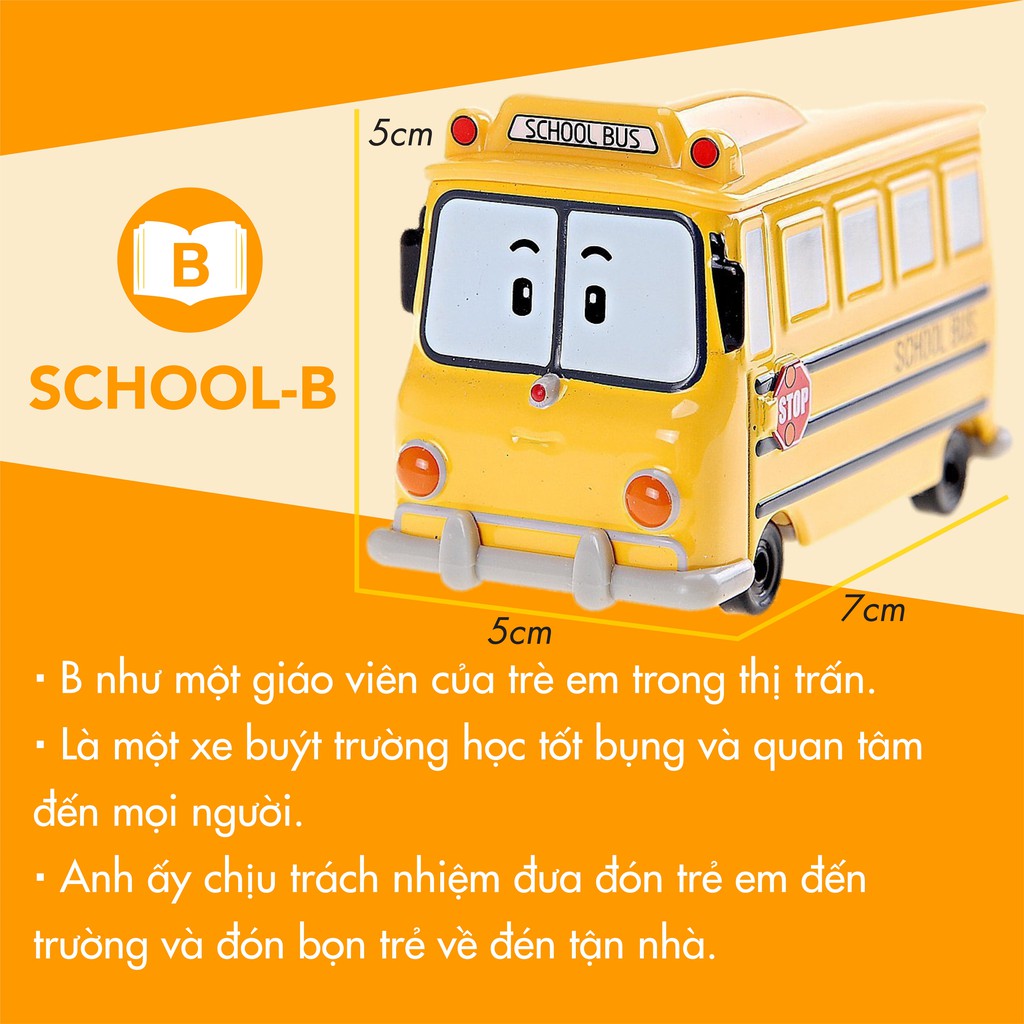 Xe ô tô đồ chơi mẫu 6 xe Poli chạy trớn bằng nhựa tặng kèm trứng biến hình khủng long cho bé - Đồ khuyến mãi giá tốt