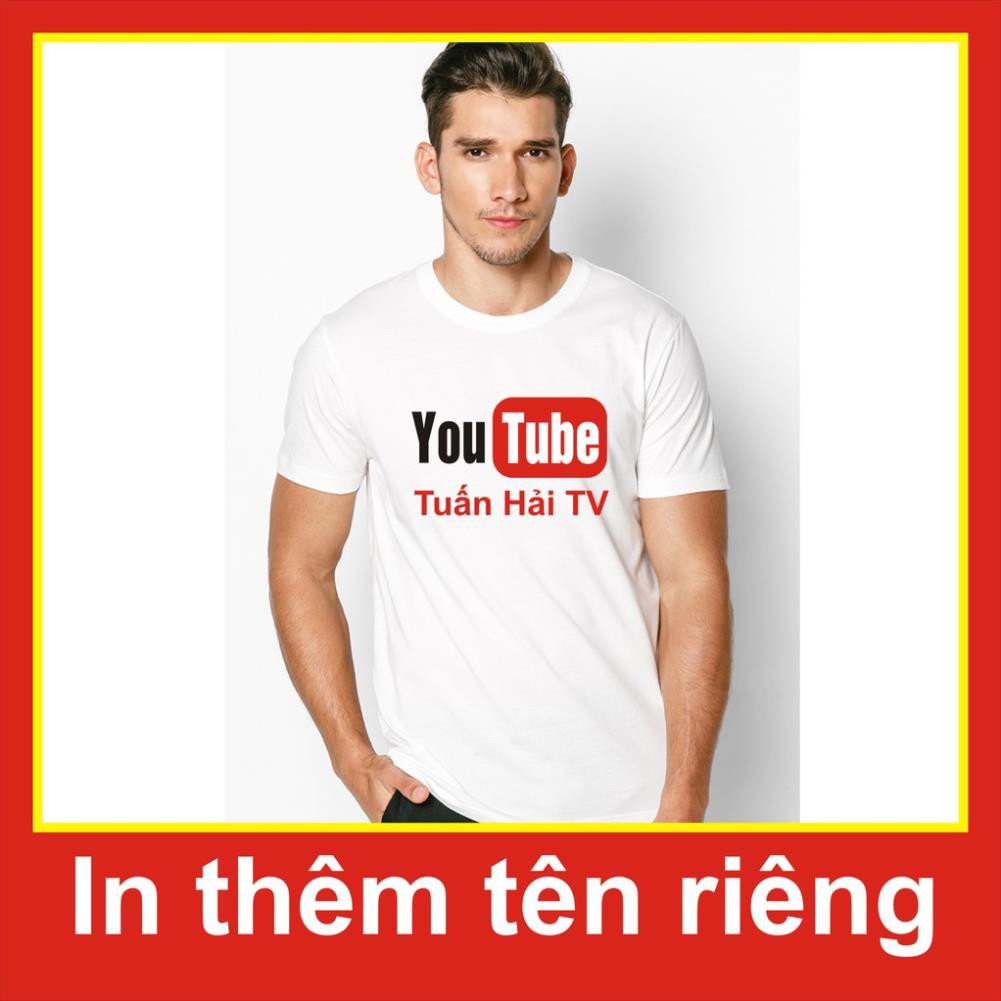 áo phông youtube hàng đẹp,in thêm tên riêng theo yêu cầu,thun, kênh 👑 * ' * '