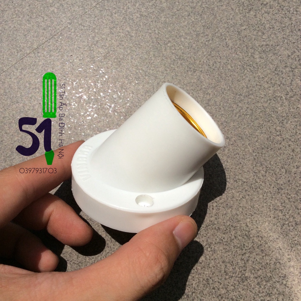 Đui đèn xoáy Vinaka | Đui xoáy thẳng gắn tường - Đui treo - Đui chếch