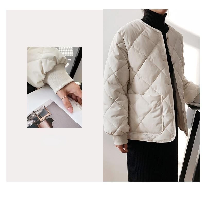 Áo Khoác Phao Siêu Nhẹ Dáng Rộng Thời Trang Mùa Đông Mới 2023 Cho Nữ