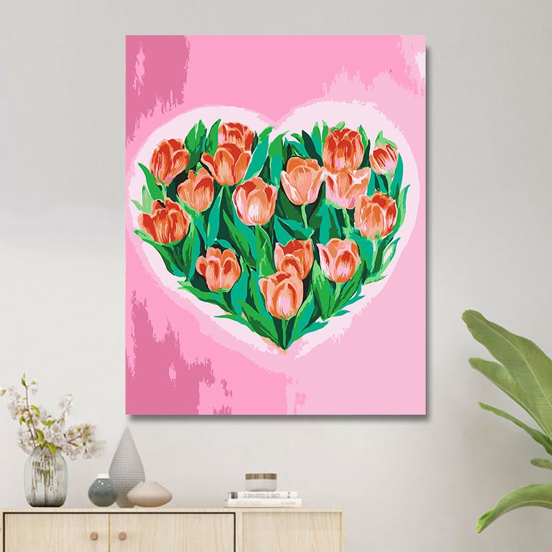 Bức tranh sơn dầu trang trí bằng tay