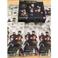 01 GÓI Thẻ nhân phẩm Jujutsu Kaisen Bandai Metal clear pola sticker vol.0 Collection