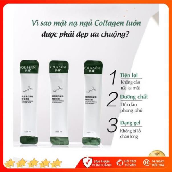 Mặt nạ ngủ collagen dưỡng trắng giúp da căng bóng trẻ hoá làn da | BigBuy360 - bigbuy360.vn