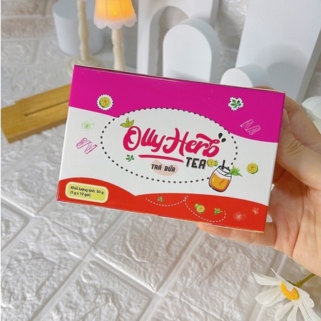 Trà bứa giảm cân Emoslim Detox Olly Herb vị Bí đao, Hỗ trợ giảm cân 3 - 5kg trong vòng 7 ngày tại nhà