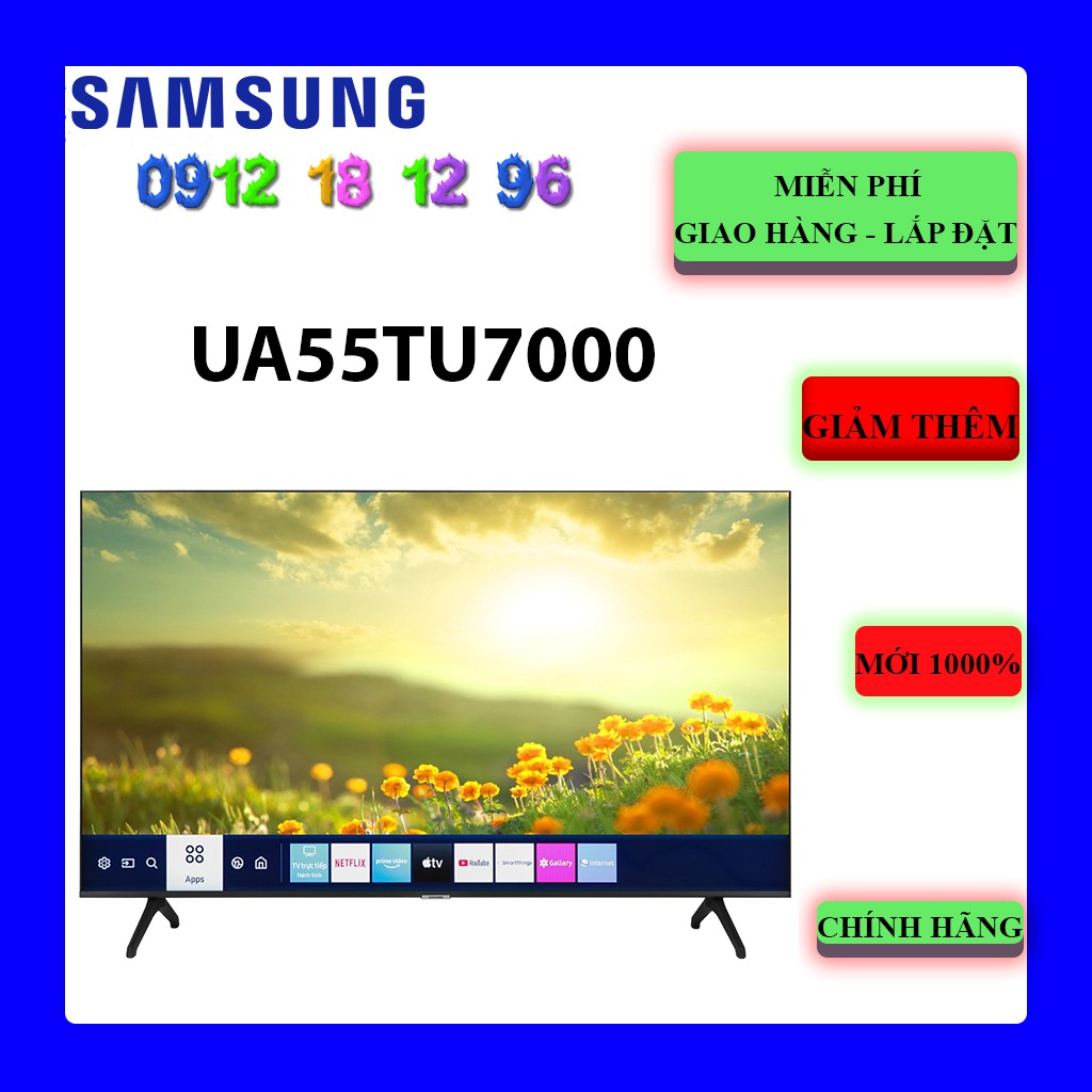 Smart Tivi Samsung UA55TU7000 4K 55 inch | samsung 55TU7000