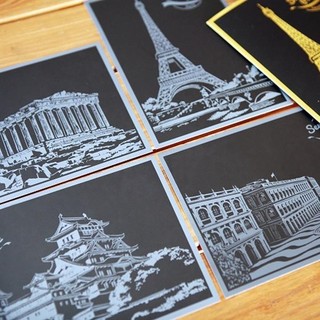 Tranh cạo Scratch Postcard Ver.02