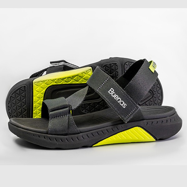 GIÀY SANDAL ĐI HỌC - BUENAS CHÍNH HÃNG F7 NÂU XANH SIZE 39, 40, 41, 42, 43 [GIÀY SANDAL NAM NỮ]