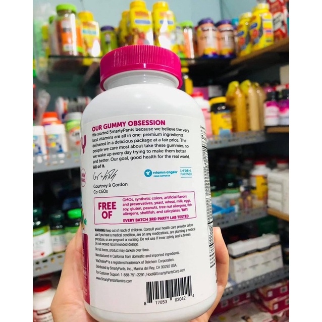 Kẹo dẻo Smarly Mỹ bổ sung 31 vitamin cho phụ nữ  240 viên