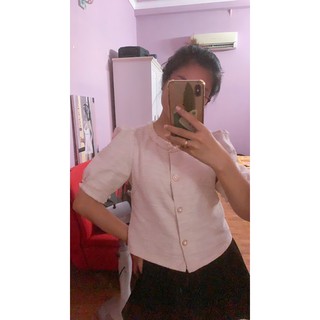 Áo dạ tweed phom tiểu thư mặc siêu sang [Hàng có sẵn]