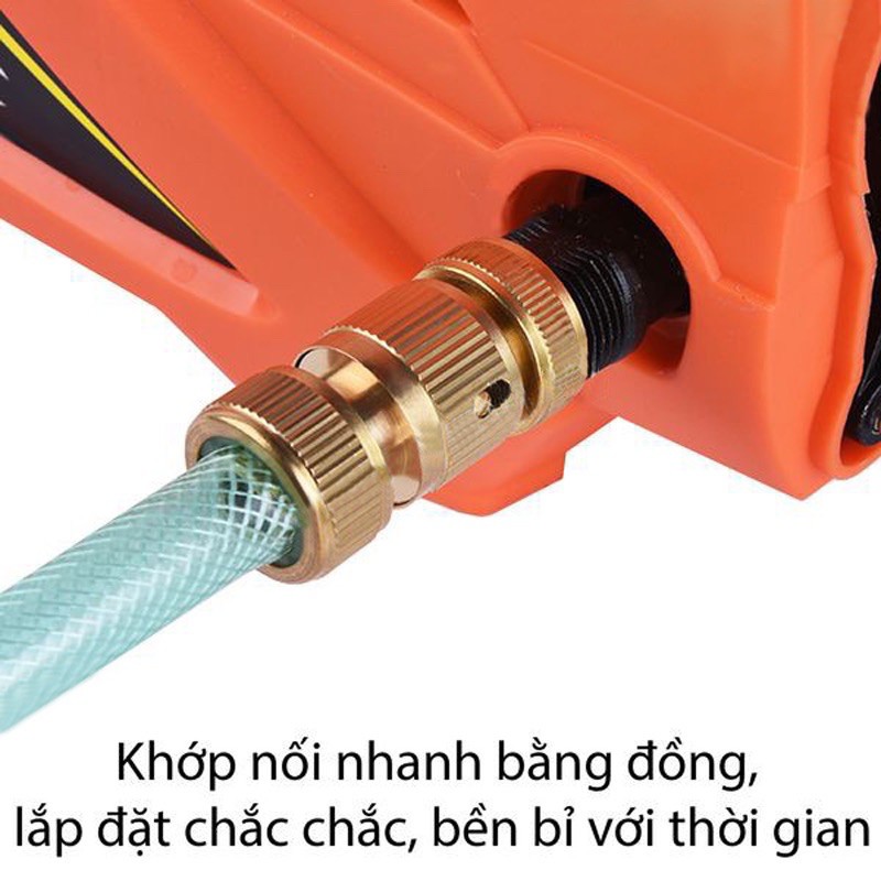 Bộ khớp nối nhanh bằng đồng - đầu nối nhanh dây cấp nước đầu VÀO máy rửa xe,khớp nối nhanh dây hút nước