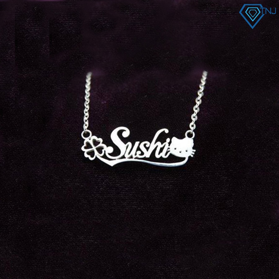 Dây chuyền bạc cho bé khắc tên theo yêu cầu DCT0000 Trang Sức TNJ