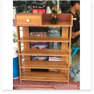 TỦ GIÀY GỖ 5 TẦNG CHẮC CHẮN