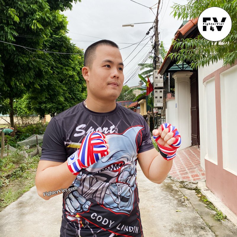 Băng Quấn Tay Handwraps Fairtex 4,5m Cờ Thái HW2 Băng Đa Cao Cấp