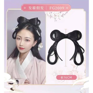 (CÓ SẴN) Bờm tóc búi tết sẵn