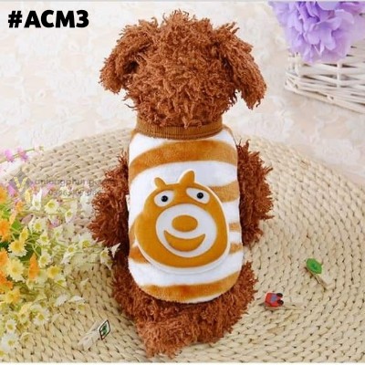 [0.5KG-2KG] Áo thú cưng hoạ tiết gấu nâu xinh xắn (#ACM3)