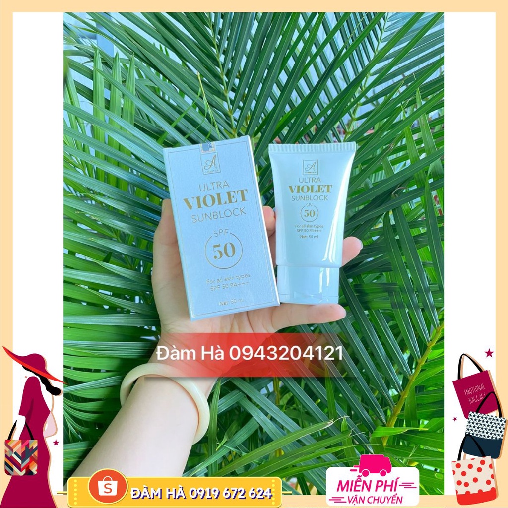 Kem Chống nắng Ultra Violet Sunblock Acosmetics Phương anh sẵn