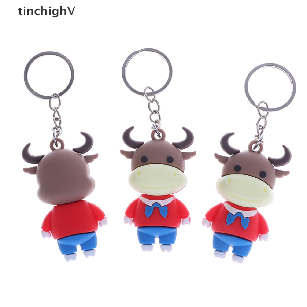 Móc Khóa Hình Búp Bê Bò Ox Năm 2021