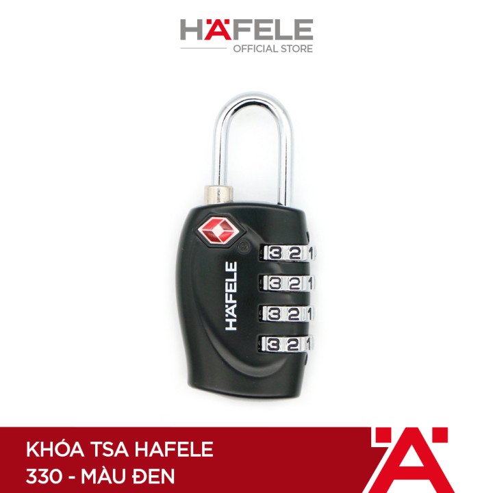 Khóa TSA HAFELE 330 màu đen - 482.09.006