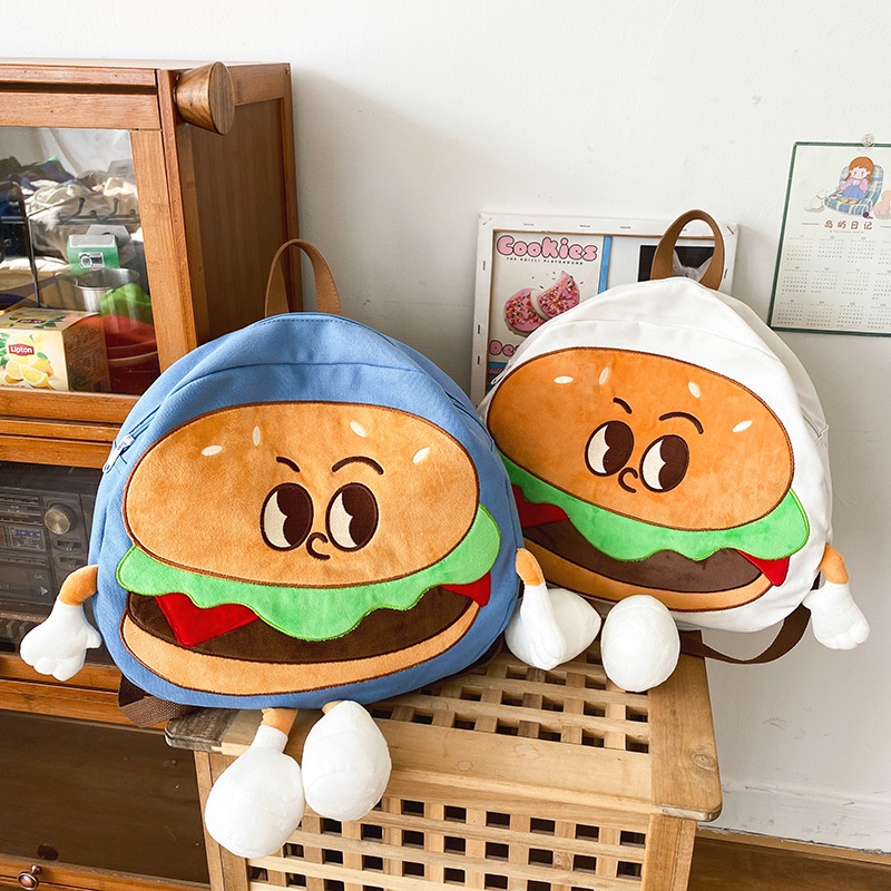 Balo Đi Học In Hình Hoạt Hình Hamburg 2022 Dễ Thương Phong Cách Hàn Quốc Mới Cho Nữ