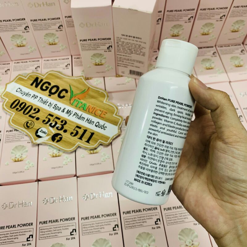 CẤY TRẮNG NGỌC TRAI CAO CẤP HÀN QUỐC DR.HAN 100GR