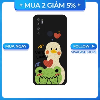 Ốp lưng Vsmart Joy 3/Joy 4/Active 3/Bee 3/Live/...dẻo đen hình Ếch vịt