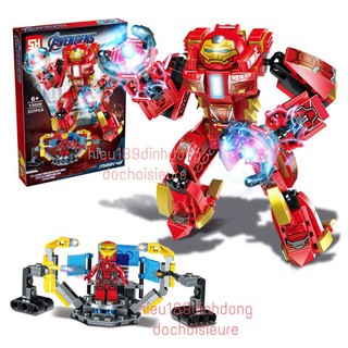 Lắp ráp xếp hình 13029 : bộ giáp hulkbuster