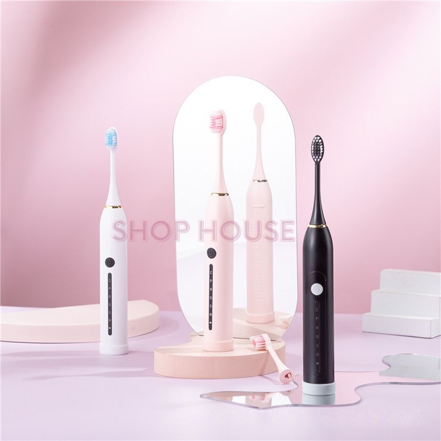 Bàn chải điện sonic x7 bản nâng cấp 6 chế độ chăm sóc răng hiệu quả, bàn chải đánh răng tự động - SONIC X7