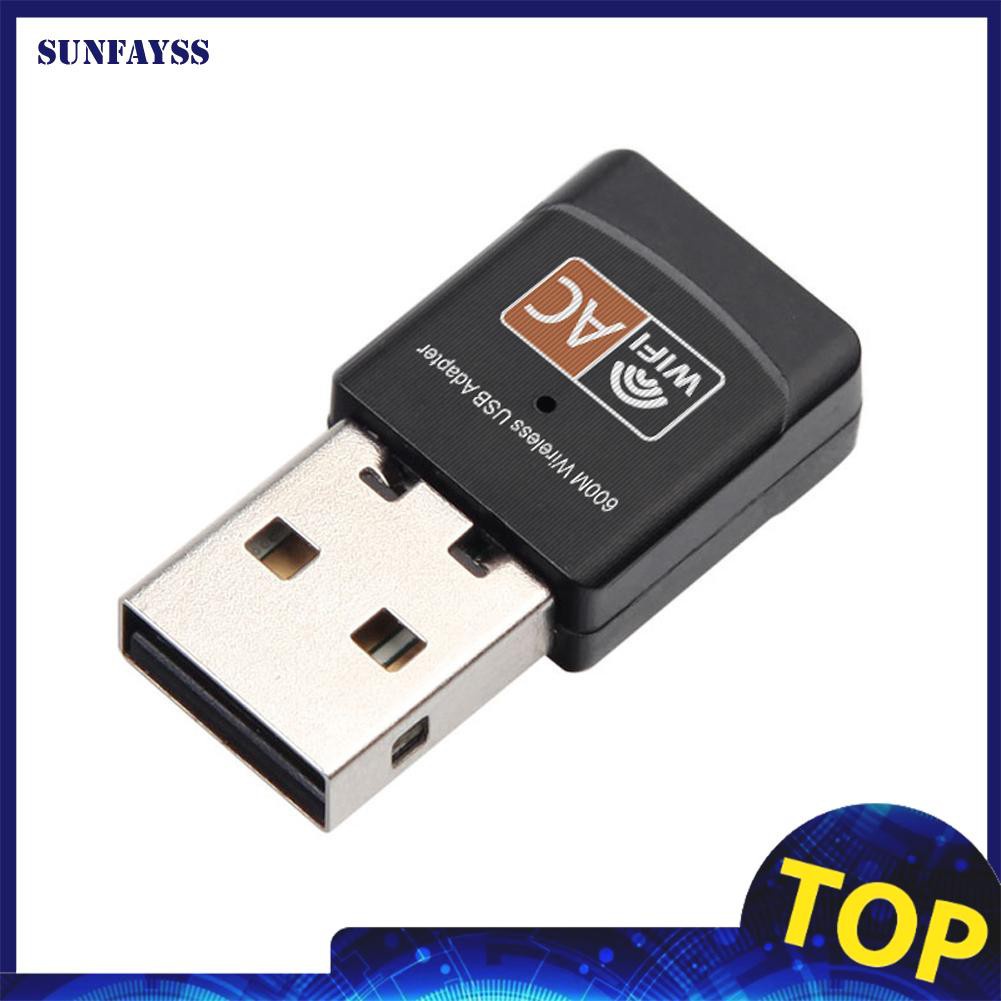 Usb Wifi 600mbps Dual Band 2.0 2.4g / 5g Hz 802.11ac | BigBuy360 - bigbuy360.vn