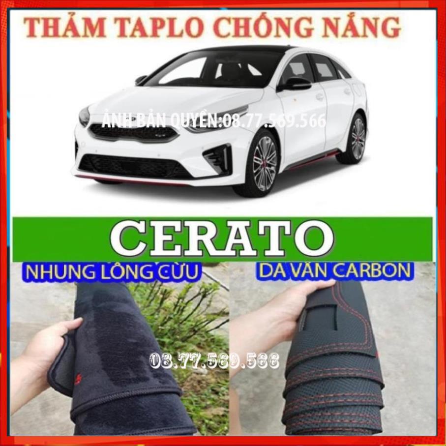 THAM TAPLO KIA CERATO DA VÂN GỖ DA CARBON NHUNG LÔNG CỪU 3 LỚP CÓ CHỐNG TRƯỢT THẢM PHỦ LÓT CHE NẮNG TAPLO
