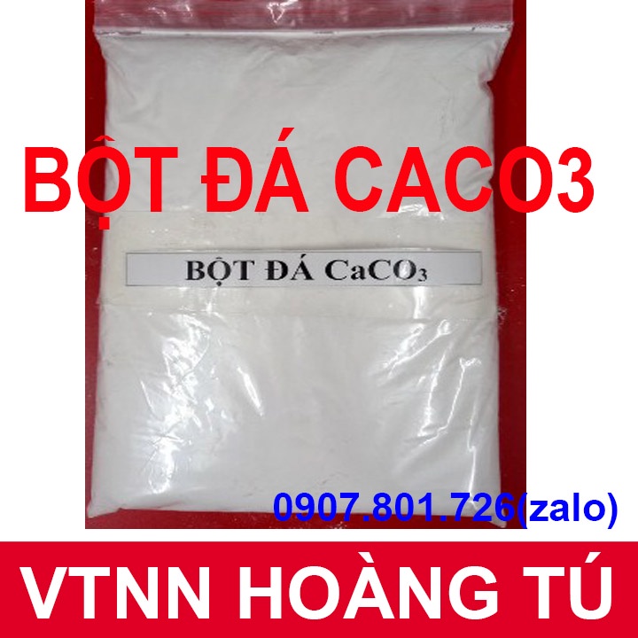 Bột đá CaCO3 siêu trắng, siêu mịn 1 Kg