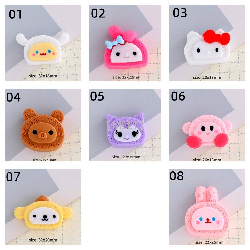 1 Khuôn Làm Bánh Hình Hoạt Hình Bằng Nhựa Resin DIY